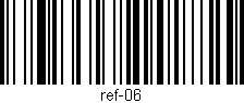 Código de barras (EAN, GTIN, SKU, ISBN): 'ref-06'