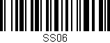 Código de barras (EAN, GTIN, SKU, ISBN): 'ss06'