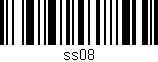 Código de barras (EAN, GTIN, SKU, ISBN): 'ss08'