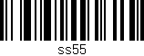 Código de barras (EAN, GTIN, SKU, ISBN): 'ss55'