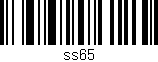 Código de barras (EAN, GTIN, SKU, ISBN): 'ss65'
