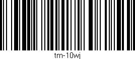 Código de barras (EAN, GTIN, SKU, ISBN): 'tm-10wj'