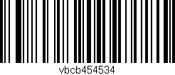 Código de barras (EAN, GTIN, SKU, ISBN): 'vbcb454534'