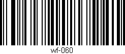 Código de barras (EAN, GTIN, SKU, ISBN): 'wf-060'
