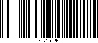 Código de barras (EAN, GTIN, SKU, ISBN): 'xbzv1a1254'