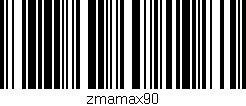 Código de barras (EAN, GTIN, SKU, ISBN): 'zmamax90'