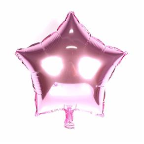 30 Balão Metalizado Estrela 48cm Rosa