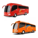 Kit 02 Brinquedo Iantil Ônibus Roma Bus Executive - Roma