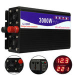 3000w Inversor de Onda Senoidal Pura 12v a 220v Dual Led Display Digital +%