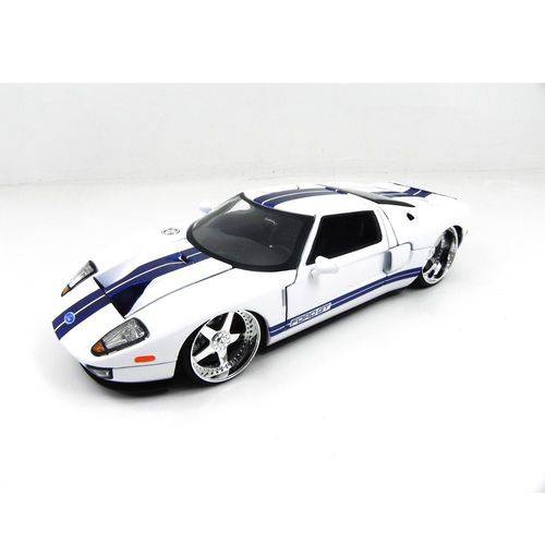2005 Ford Gt 1:24 Jada Toys Branco