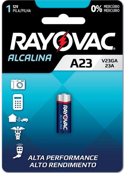 01 Pilha Bateria 23A 8LR932 12v Alcalina RAYOVAC