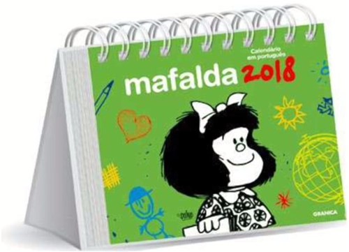 2018 Calendários - Mafalda Verde