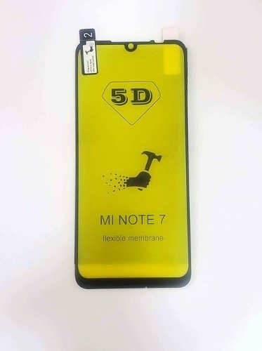 05 Películas de Gel 5D Frontal Xiaomi Redmi Note 7