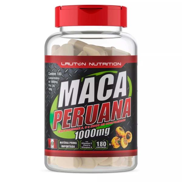 1 Maca Peruana 1000mg - 180 Tabs - Lauton Nutrition