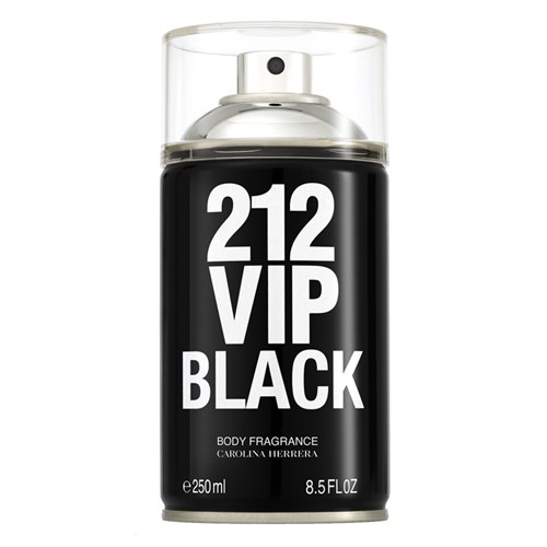 212 Vip Men Black Carolina Herrera - Body Spray 250Ml