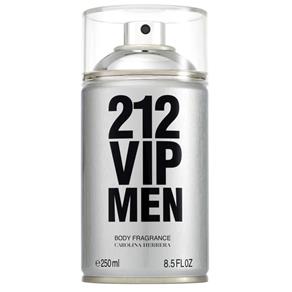 212 Vip Men Masculino Carolina Herrera Body Spray - 250ml - 250 Ml
