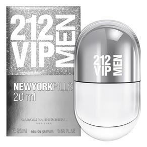 212 Vip Men Pills Carolina Herrera - Perfume Masculino - Eau de Toilette - 20ml