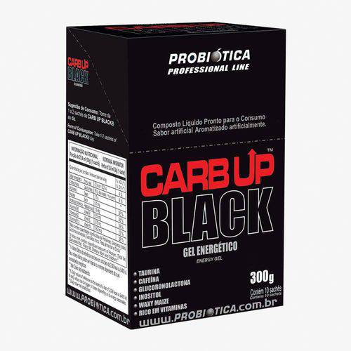 Tamanhos, Medidas e Dimensões do produto 10 Sachês - Carb-up Gel Black - Probiótica - Laranja