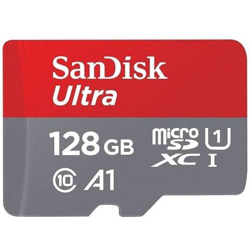 10 Un Cartão Sandisk MicroSd Ultra 100mb/s 128gb 100% Original