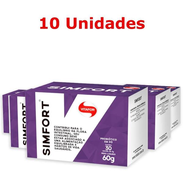 10 X SimFort (30 Sachês) - Vitafor