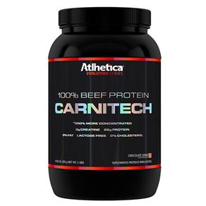 100 % Beef Protein Carnitech - Atlhetica Nutrition - Chocolate - 900 G