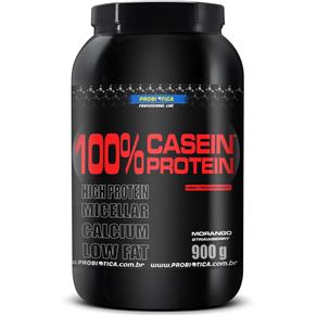 100% Casein Protein Morango 900G - Probiotica