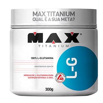 100% L-Glutamina 300g - Max Titanium