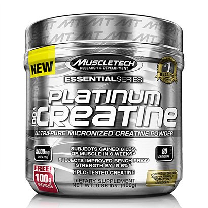 100% Platinum Creatine Muscletech 400g