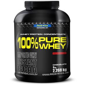 100% Pure Whey (2268G) - Probiótica - Morango