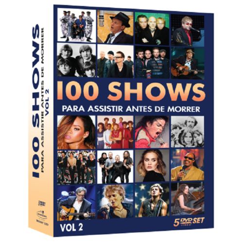 100 Shows para Assistir Antes de Morrer Vol.2 - 5 Dvds