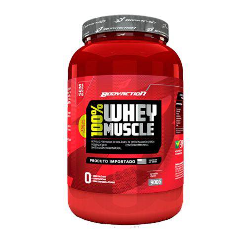 100% Whey Muscle 900g Bodyaction - Proteina