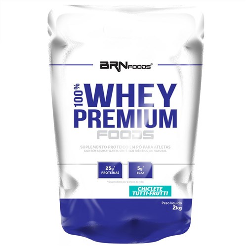 100% Whey Premium 2kg - Brn Foods