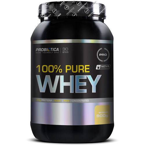 Tamanhos, Medidas e Dimensões do produto 100% Whey Protein - Pote 900g - PROBIÓTICA