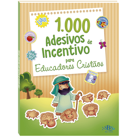 1000 Adesivos de Incentivo para Educadores Cristãos
