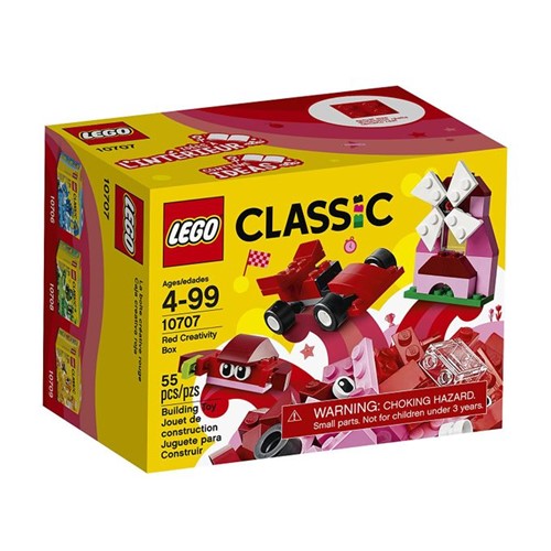 10707 Lego Classic - Caixa de Criatividade Vermelha - LEGO
