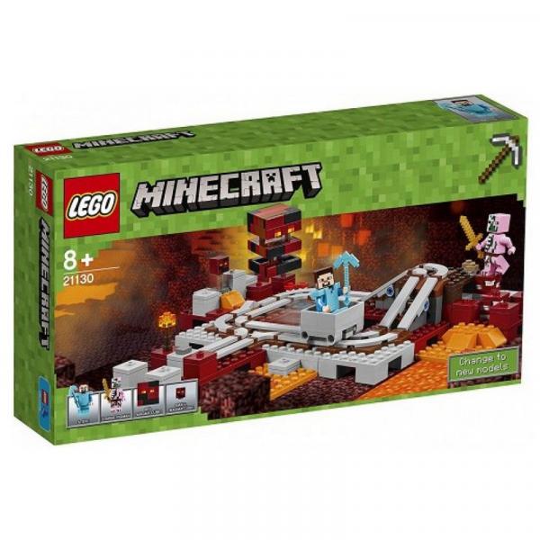 21130 Lego Minecraft a Ferrovia do Nether