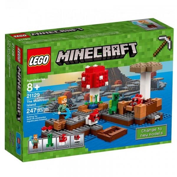 21129 Lego Minecraft a Ilha dos Cogumelos