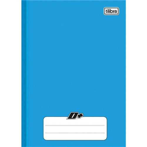 5 Caderno Brochura Capa Dura Universitário D+ Azul - 96 Folhas