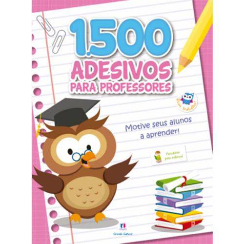 1500 Adesivos para Professores - Motive Seus Alunos a Aprender - Rosa