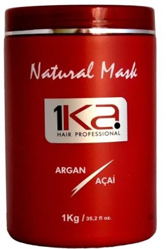 1ka Natural Mask Argan e Açaí Máscara de Restauração 1kg
