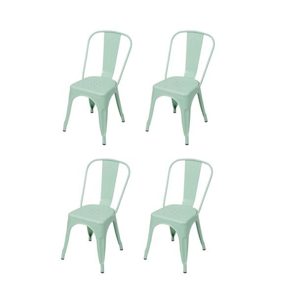 4 Cadeira Tolix Iron Tiffany Decoradeira
