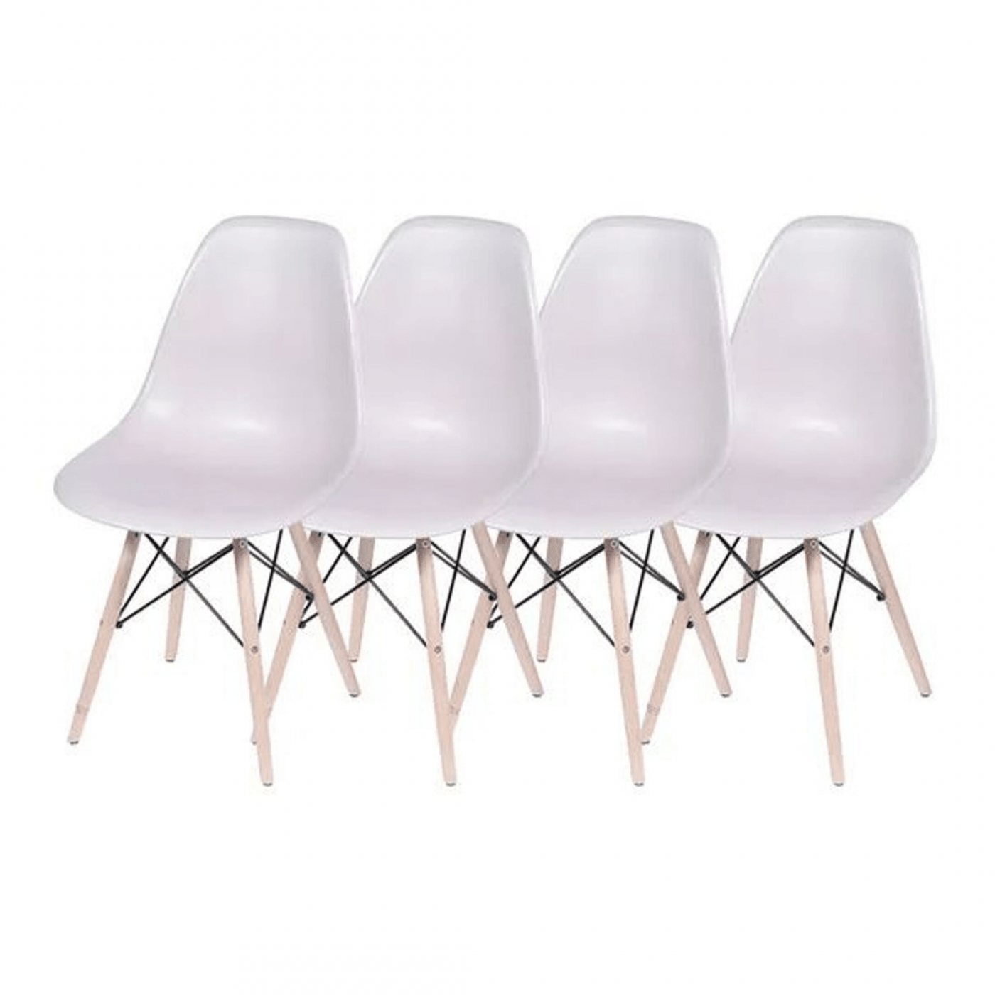 4 Cadeiras Eames Branca