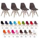 4 Cadeiras Eiffel Eames Dsw Várias Cores - (cinza)