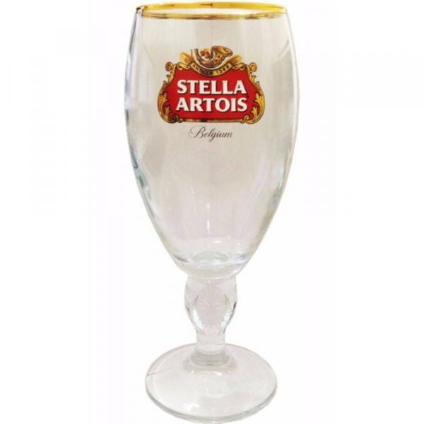 4 Taça Copo Cálice Stella Artois Litografada Cerveja 250ml - Ambev