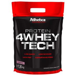 4 WHEY TECH - Atlhetica Nutrition - 1,8kg - Morango