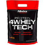 4 Whey Tech Protein Morango Evolution Series Refil 1,8kg Atlhetica