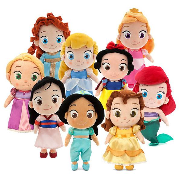 4344 Disney Kit Princesas de Pelúcias 25cm - Dtc