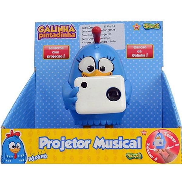 426 Projetor Musical Galinha Pintadinha - Sunny Brinquedos