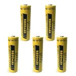 5 Bateria Recarregável JYX 18650 3,7v- 4,2v 9800 MAh