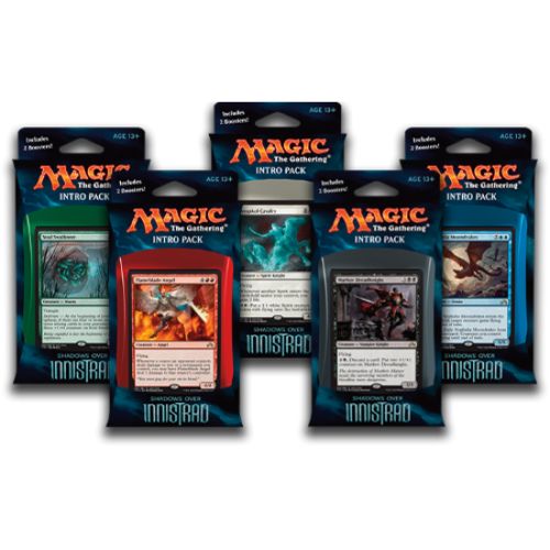 Tudo sobre '5 Decks Magic: The Gathering Sombras em Innistrad Premiere Pack'